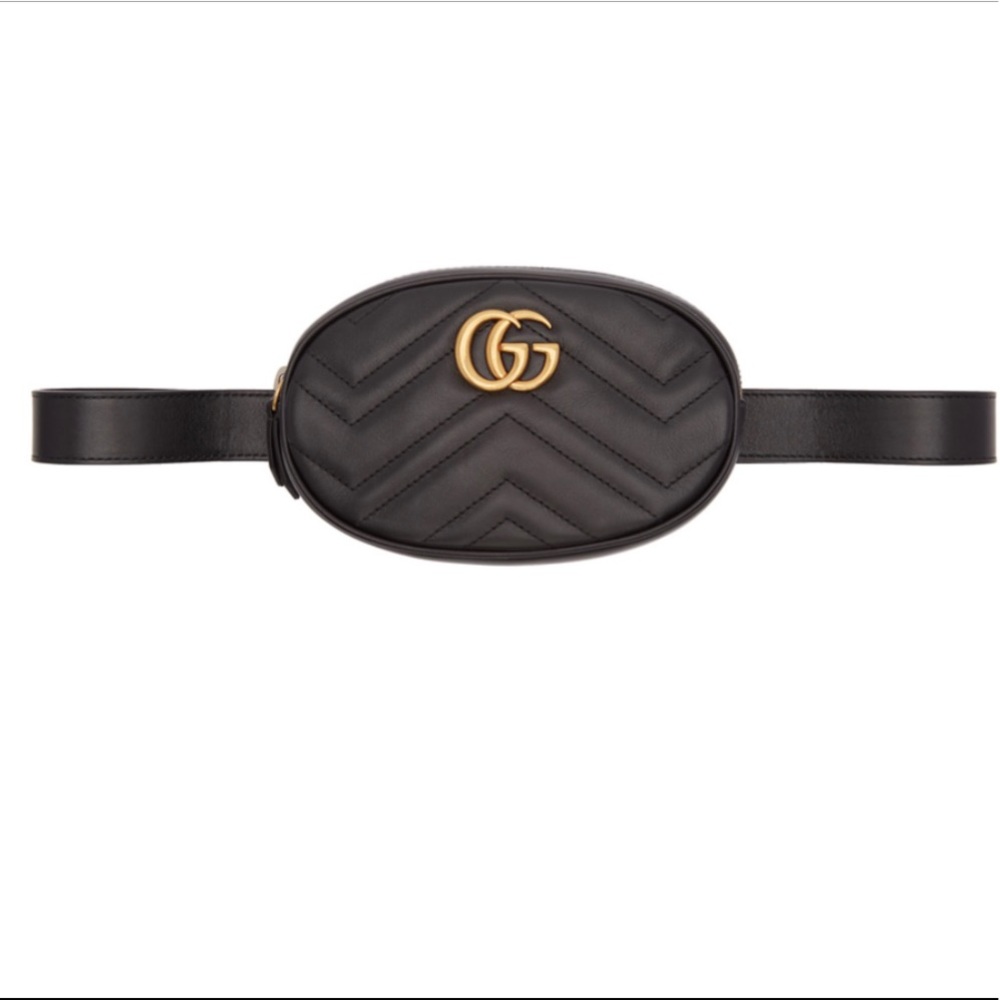 GUCCI
Black GG Marmont 2.0 Belt Bag